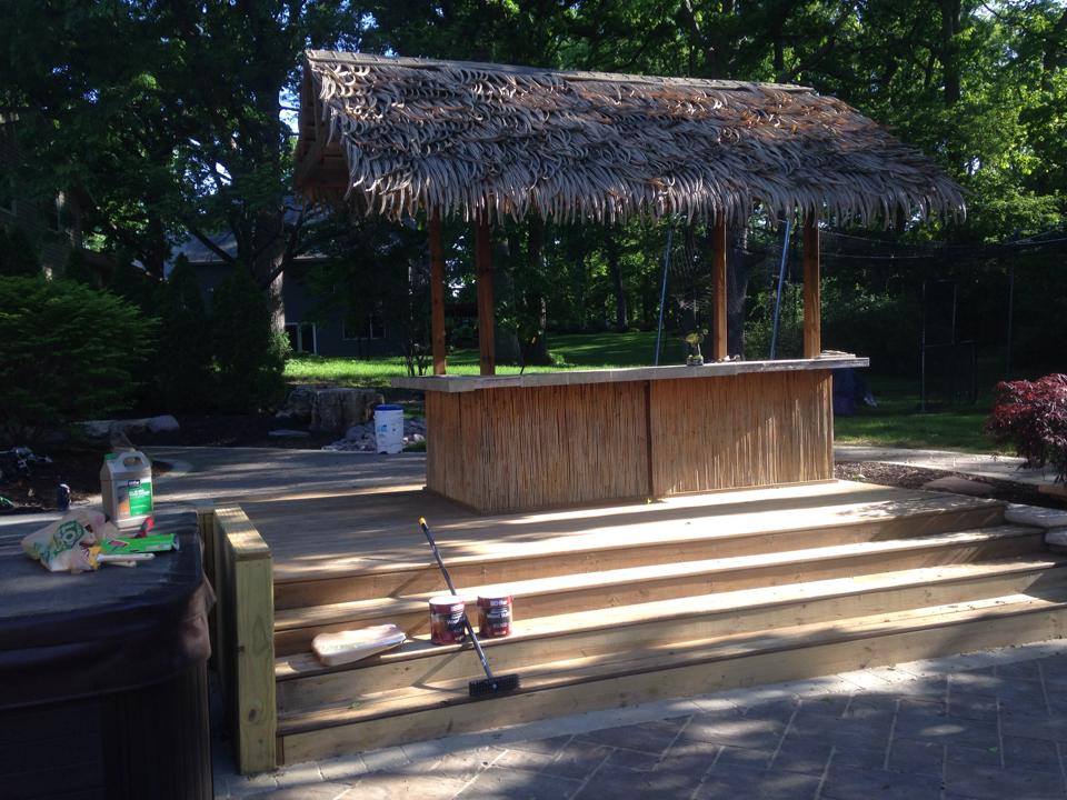 Deck with Tiki Bar