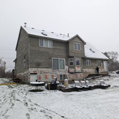 Manthe Siding Before