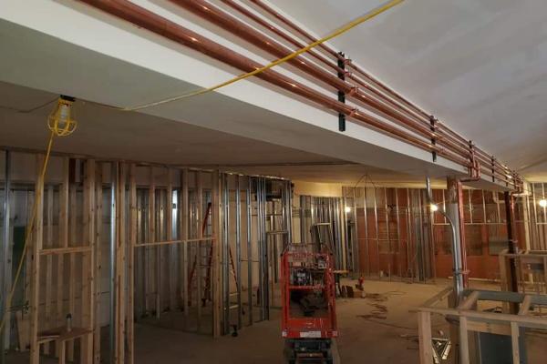 Commercial Laundromat Plumbing