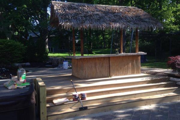 Deck with Tiki Bar